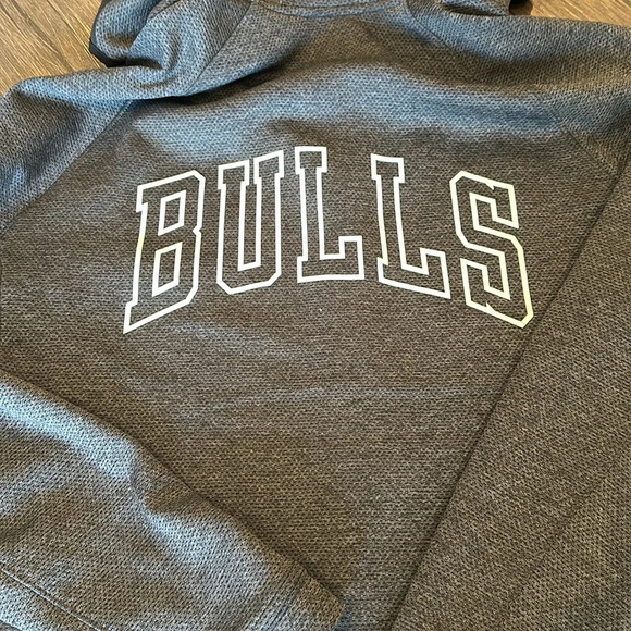 NIKE NBA Chicago Bulls Therma Flex Dri-Fit Gray Hoodie Size Medium - Picture 9 of 10